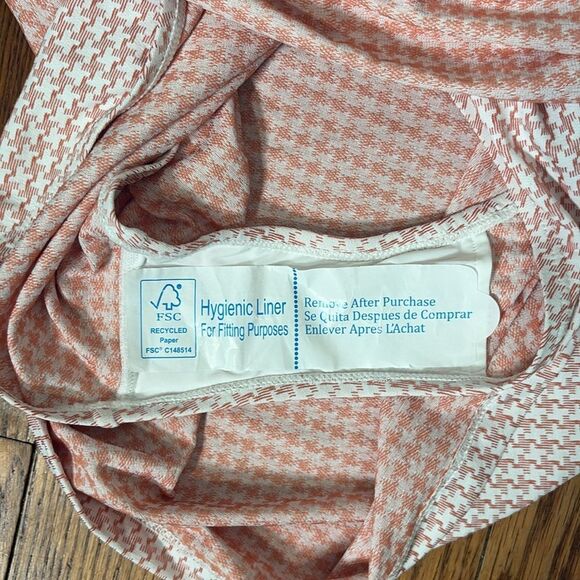 Andie The Amalfi Swim Dress Koi Pink Houndstooth size S NWOT - Picture 7 of 9